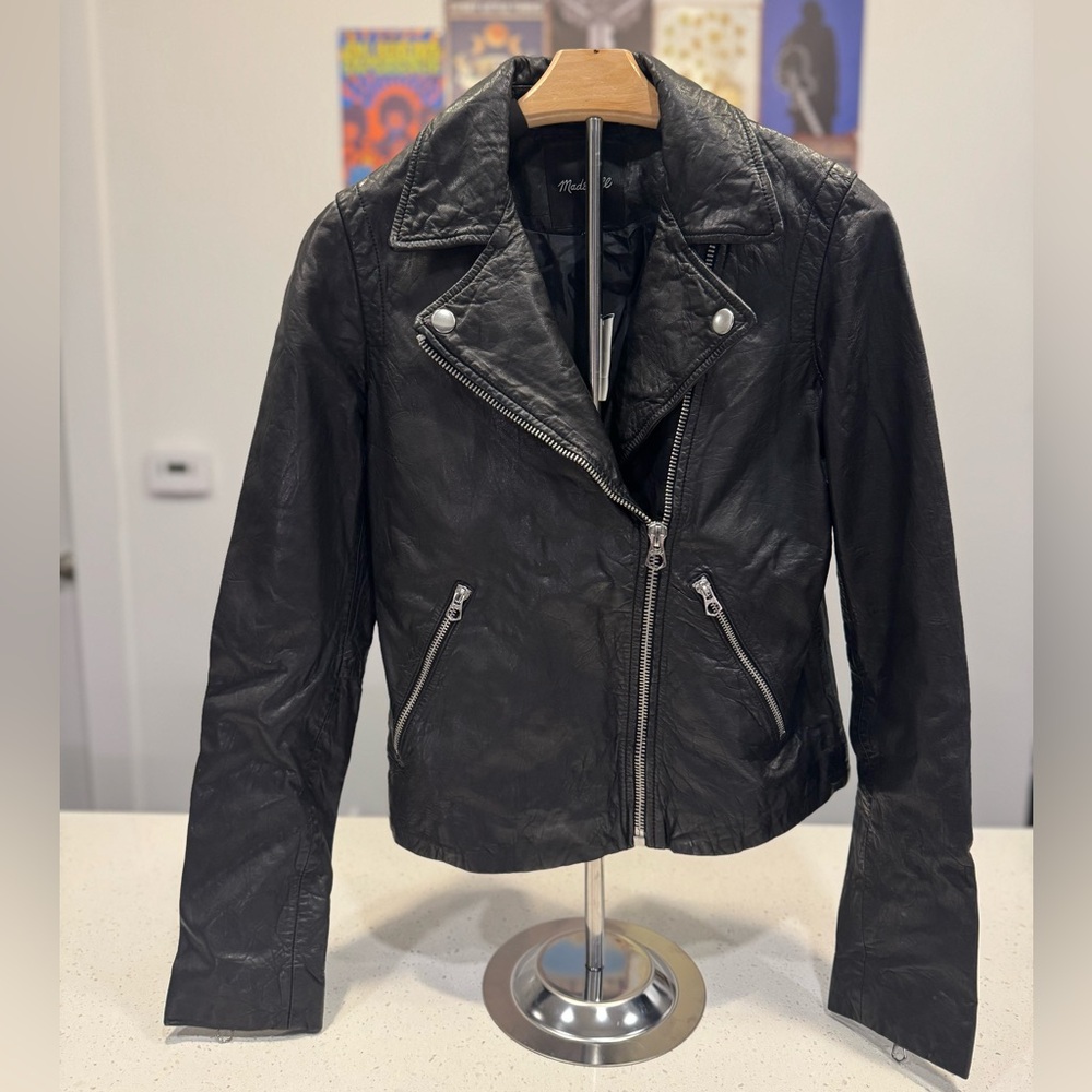 Madewell Black Leather Jacket